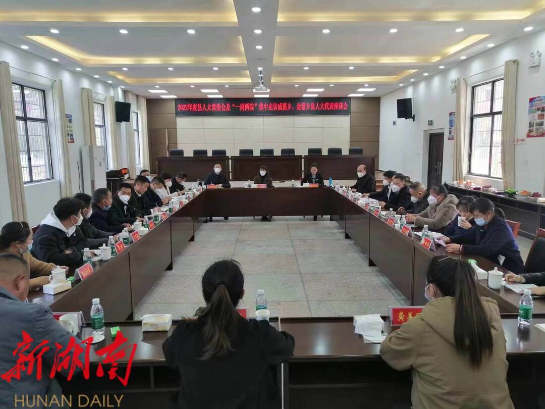 2022年度县人大常委会及“一府两院”集中走访威溪乡、金紫乡县人大代表_邵阳头条网